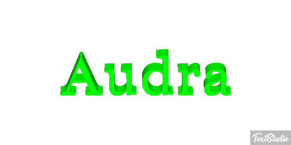 Audra Efeito do texto
