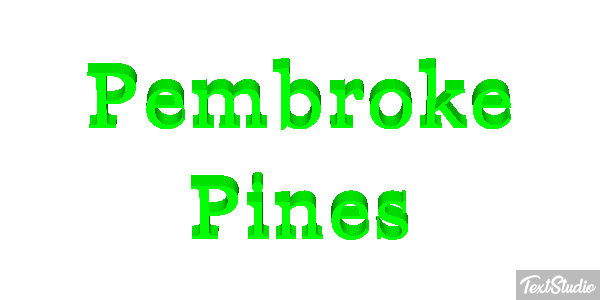 Pembroke Pines Efekt tekstowy