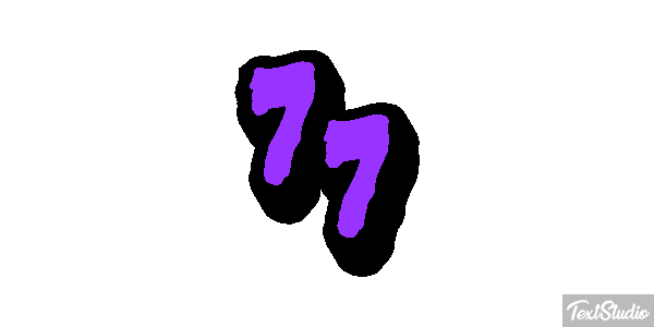 77 Efecto de texto