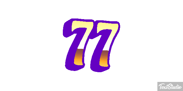77 Efecto de texto