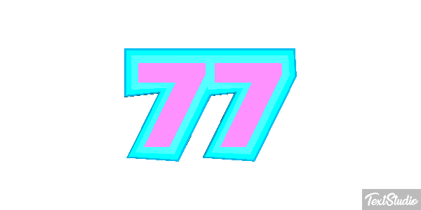 77 Efecto de texto