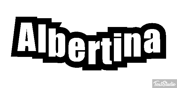 Albertina Text effect