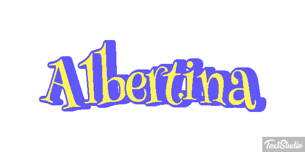 Albertina Text effect