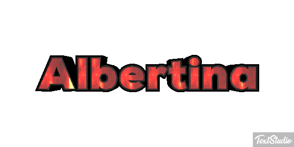 Albertina Text effect