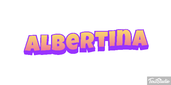 Albertina Text effect