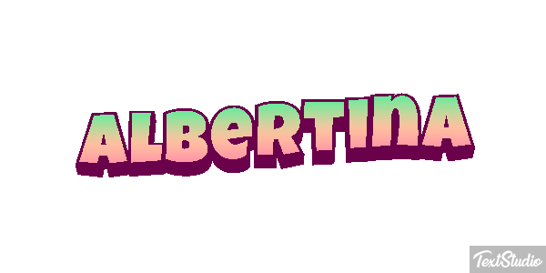 Albertina Text effect