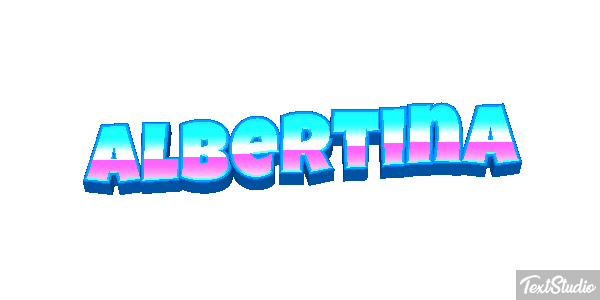 Albertina Text effect