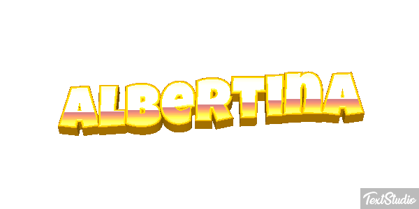 Albertina Text effect