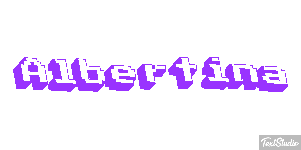Albertina Text effect