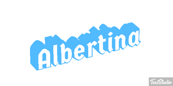 Albertina Text effect