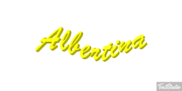 Albertina Text effect