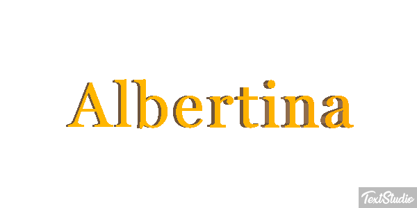 Albertina Text effect