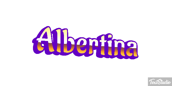 Albertina Text effect