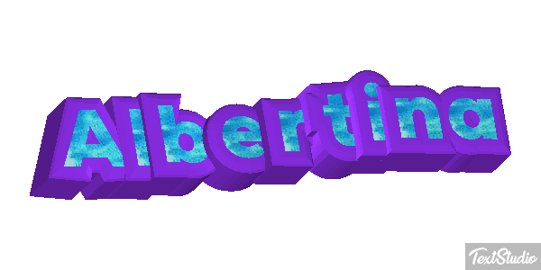 Albertina Text effect