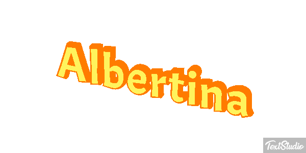 Albertina Text effect