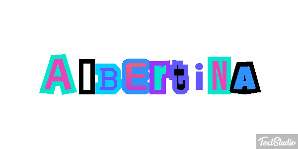 Albertina Text effect