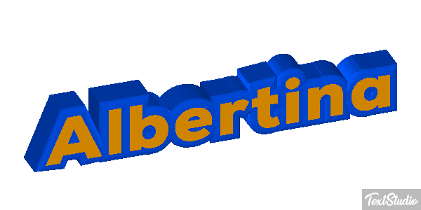 Albertina Text effect