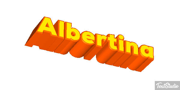 Albertina Text effect