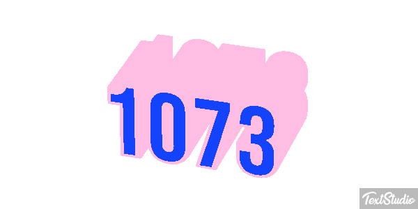 1073 Text effect