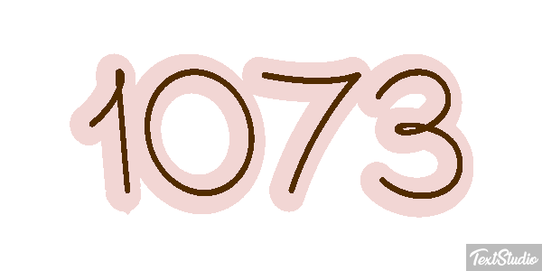 1073 Text effect