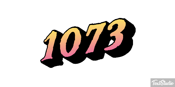 1073 Text effect