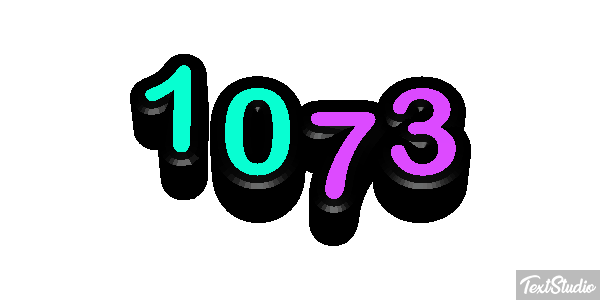 1073 Text effect