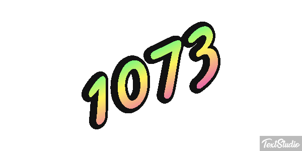 1073 Text effect