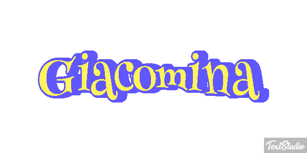 Giacomina Текстовый эффект