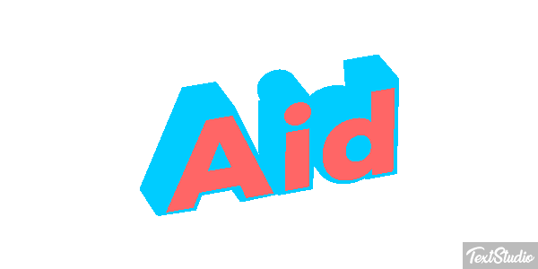 Aid Text effect