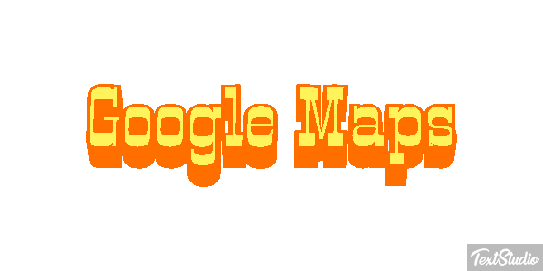 Google Maps Effetto testo