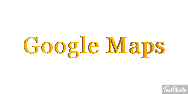 Google Maps Effetto testo