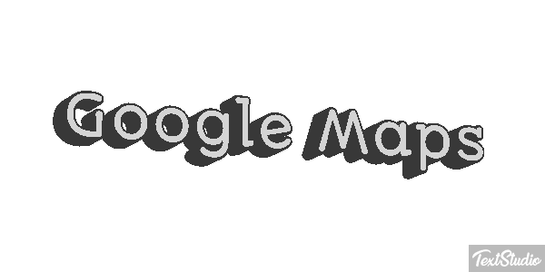 Google Maps Effetto testo