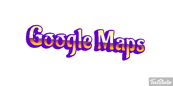 Google Maps Effetto testo