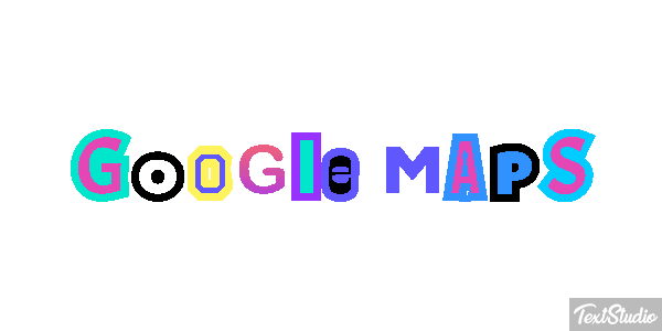Google Maps Effetto testo