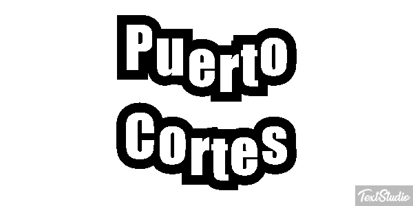 Puerto Cortés Efekt tekstowy