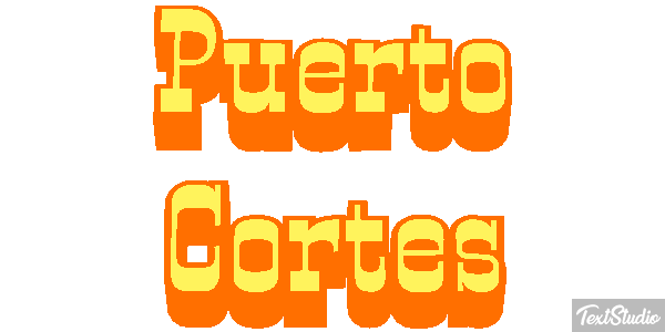 Puerto Cortés Efekt tekstowy