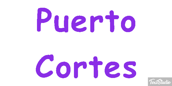 Puerto Cortés Efekt tekstowy