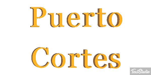 Puerto Cortés Efekt tekstowy