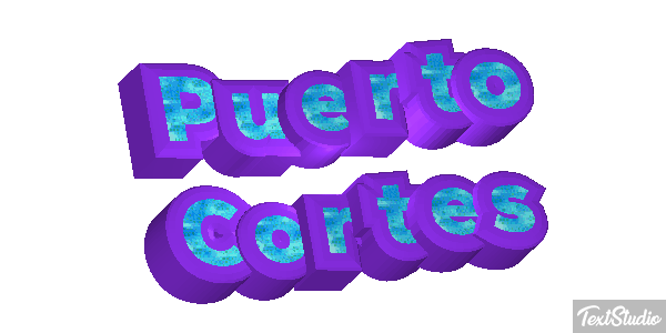 Puerto Cortés Efekt tekstowy