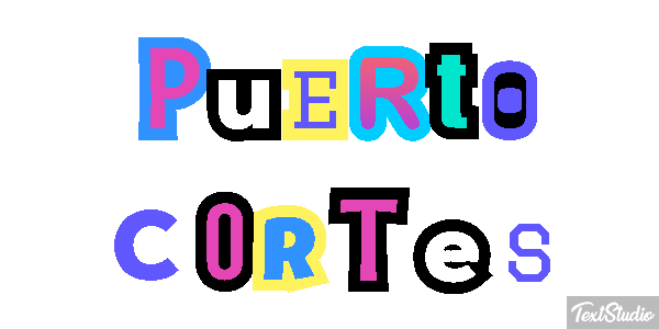 Puerto Cortés Efekt tekstowy