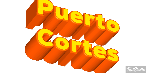Puerto Cortés Efekt tekstowy