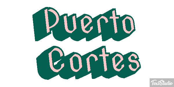 Puerto Cortés Efekt tekstowy
