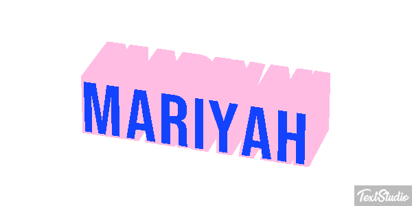 Mariyah Text effect