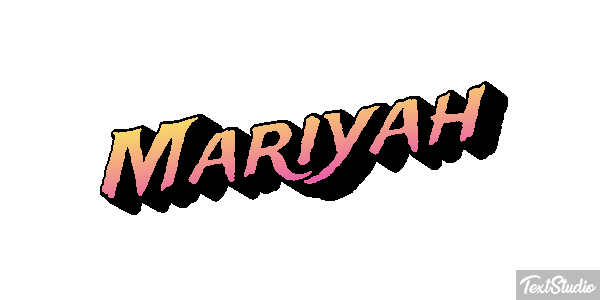 Mariyah Text effect