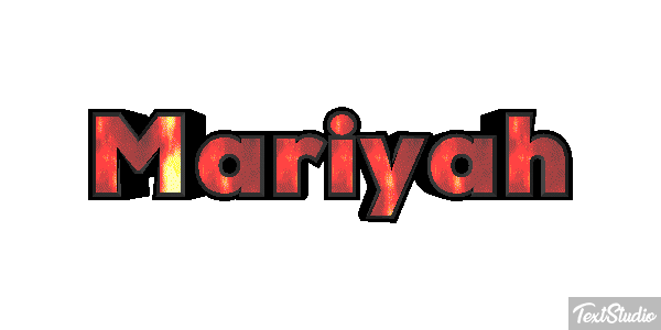 Mariyah Text effect