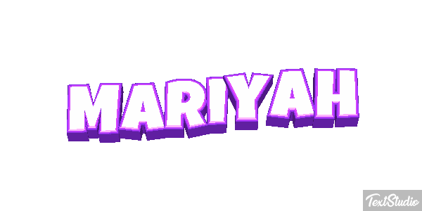 Mariyah Text effect