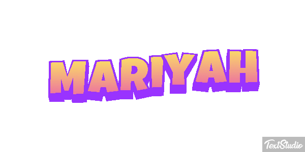 Mariyah Text effect