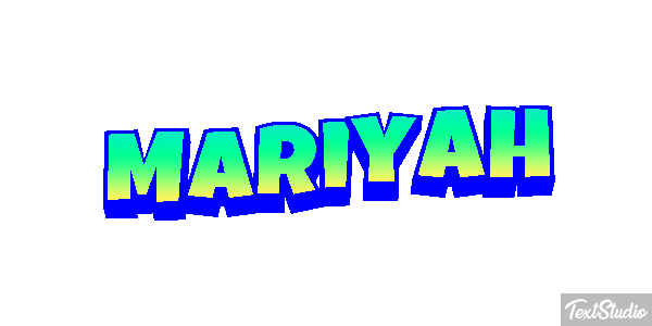 Mariyah Text effect