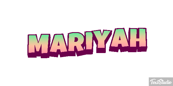 Mariyah Text effect