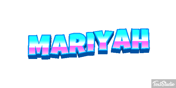 Mariyah Text effect